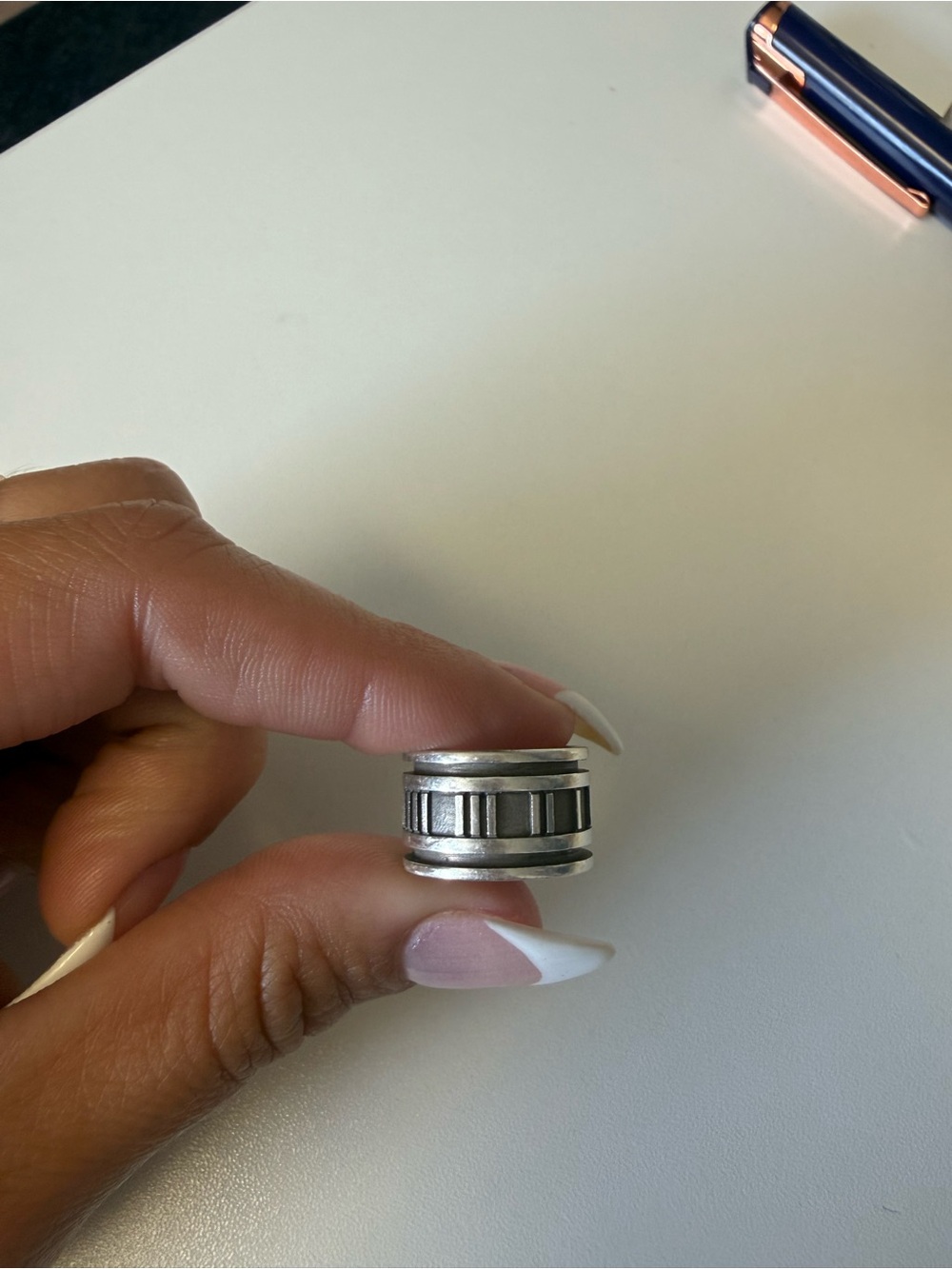 Tiffany & Co. Atlas ring in sterling silver (.925)